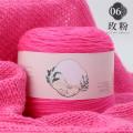 Bola mágica de cor gradiente tingida personalizada, fio misturado acrílico antiestático, suave, fino, tricô manual, premium, faça você mesmo, tecido sofisticado, 100g