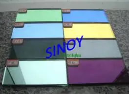 Lead free double coated colored silver mirror