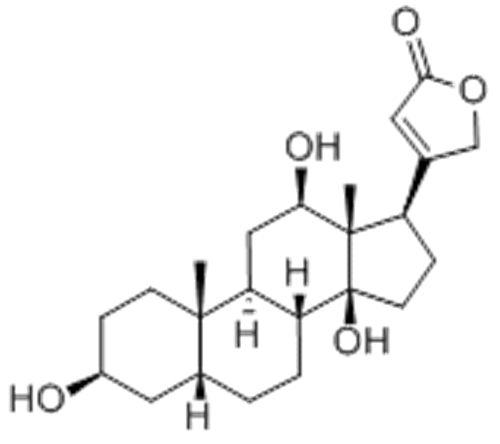 Card-20(22)-enolide,3,12,14-trihydroxy-,( 57276292,3b,5b,12b) CAS 1672-46-4