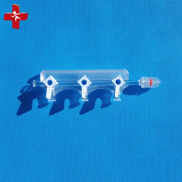 3 valve medical manifold angiography kit manifold