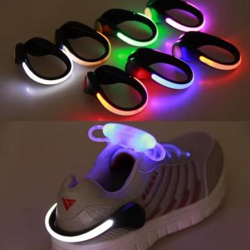 LED Shoes Safety Clip Luminous Flashing Light for Outdoor Sport Night Runners Joggers Bikers Kids