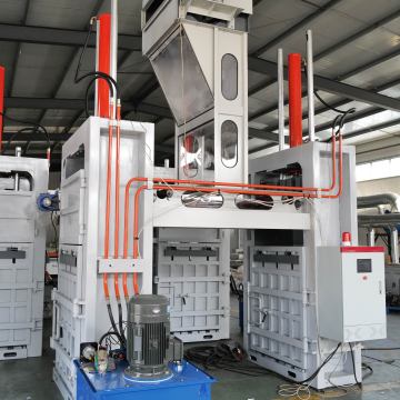 Vertical Double Box Hydraulic Baler for Waste Cotton