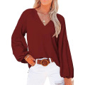 Blouse Office Shirt Top Long Sleeve