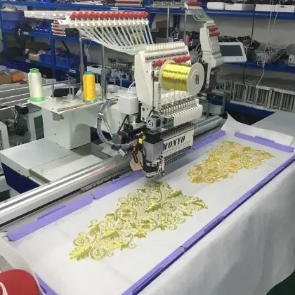 Computerized Maya Embroidery Machine for Flat Promotion Designs