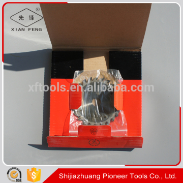 small circular saw blade conical teeth scoring carbide wood double cutting blade