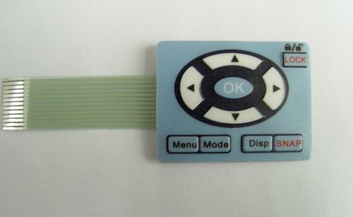 Customized 30ms Adhesiver Sticker Rubber Membrane Panel Switch With Poly Dome