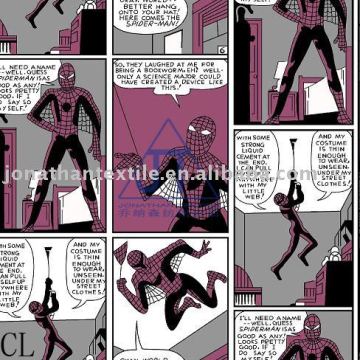 Spider-Man Print Nylon Elastane! 82%Nylon 18%Elastane! Stoff für Badebekleidung und Strandkleidung