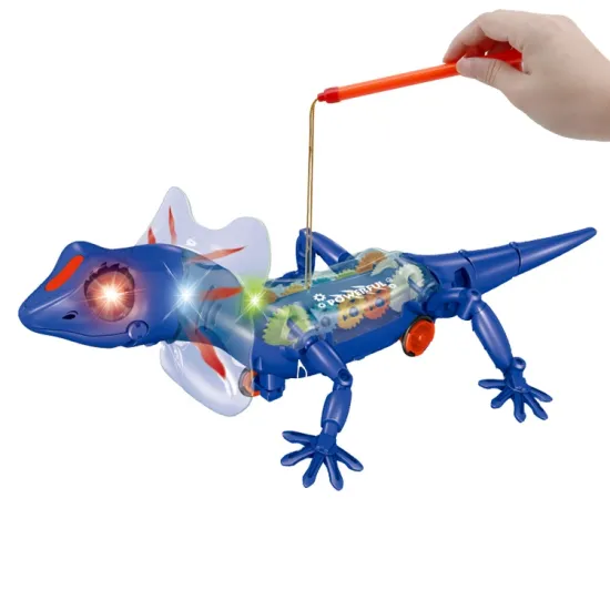 Electric Lizard Lantern Animal Toy: A Vibrant Light & Sound Interactive Playmate
