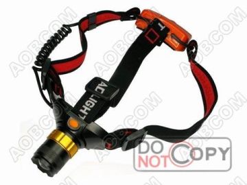 80000 Hours Lifespan Cree Led High Power Zoom Headlamp 160lm With 1x14500 Li-ion Battery