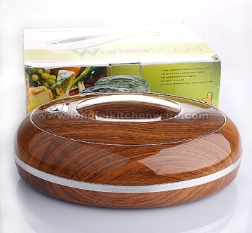 1.0L Wooden Grain Food Container With Stainless Steel Inner