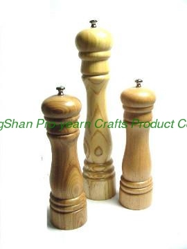 Big wooden peppermill