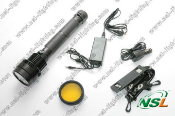 Aluminium HID Torch 4500Lm Lumen 38W/50W Dual Power 1000Meters HID Xenon Torch Spot Light Tactical HID Flashlight