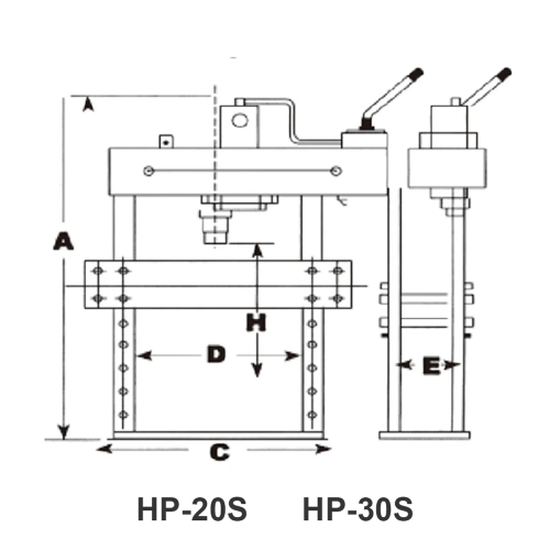 HP20S/HP30S C-Frame Press Machines
