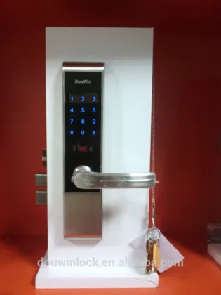 Electronic security smart key card lock for home door lock