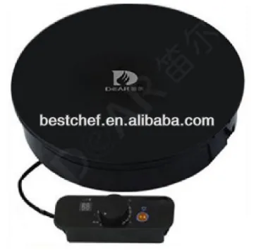 round Drop-in Induction cooker Wire control button