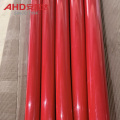50mm60mmHDPE plástico Rod vermelho usinável