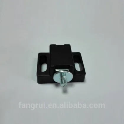 Nylon material magnetic catch, good quality magnetic catch, black magnetic catch