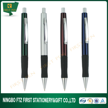 Item Y047 Soft Rubber Grip Metal Pens Promotion Pens