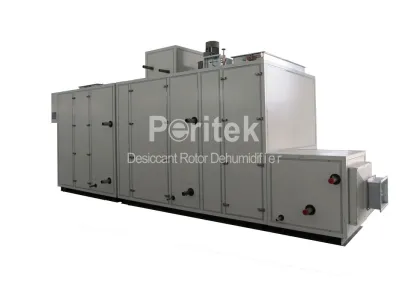 Quiet Industrial Desiccant Air Dryers , Low Dewpoint Desiccant Rotor Dehumidifier