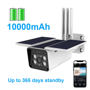 Bullet Security Outdoor 4G Camera With Solar Panels