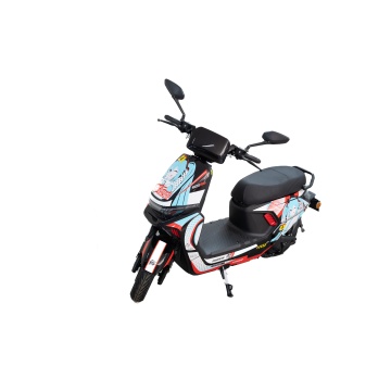 Fashionable Electric Scooter with Anime Graphics