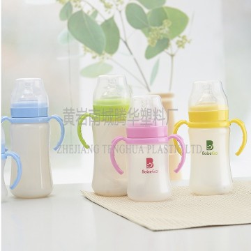 BPA free Material Corn Material Degradable Baby Feeding Bottle with Handle