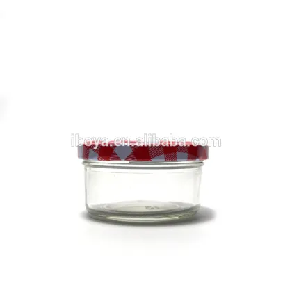 Wholesale 100Ml Small Capacity Nutella Glass Jar