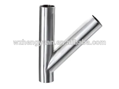 45 Degree Sanitary Welded Tee