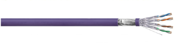 F/FTP shielded CAT 6A Twisted Pair Installation Cable fluke tested CAT6A CAT6 LAN CABLE d-link lan cable cat6