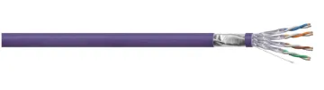 F/FTP shielded CAT 6A Twisted Pair Installation Cable fluke tested CAT6A CAT6 LAN CABLE d-link lan cable cat6