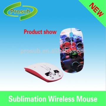 New arrival,high quality 3d sublimation heat transfer blank optical wireless mouse