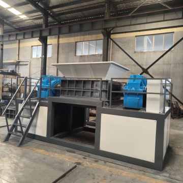 Industrial Metal Waste Car Wood Plastic Double Shaft Shredder