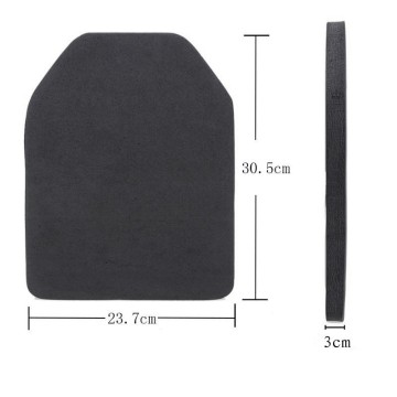 2 Pack EVA Foam Protective Plate Insert for Tactical Vests - 30.5 x 23.7 cm