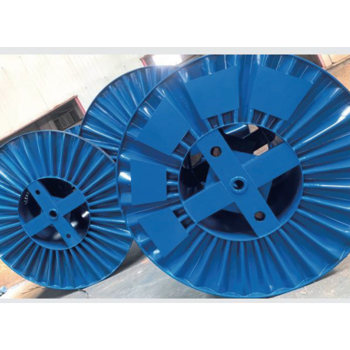 Carrete de alambre corrugado