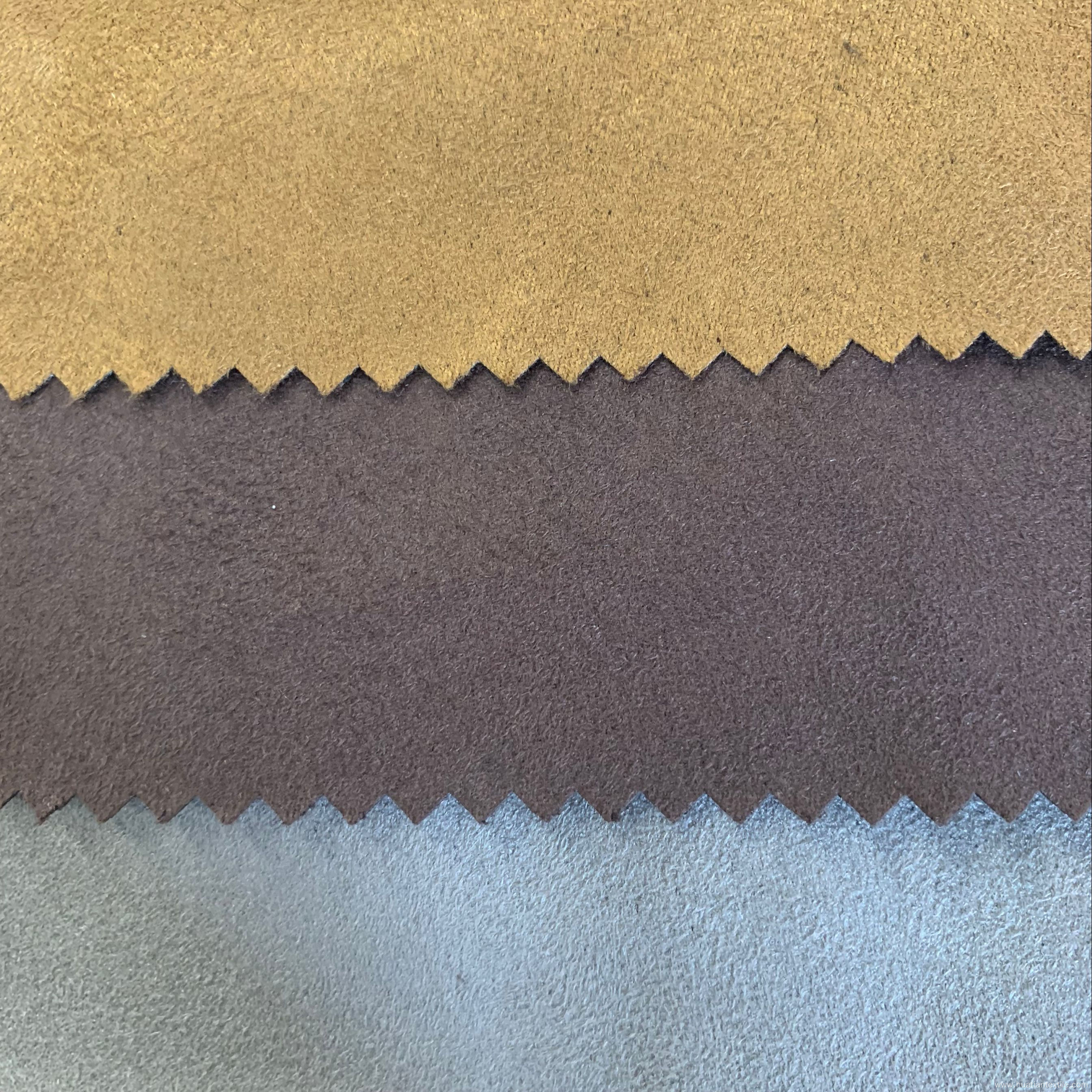 polyester warp suede sofa fabric