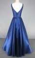 Ny Ankomst Navy Ball Gown Long Prom Dress