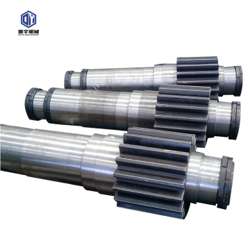 Custom 1045 Metal Machining Long Carbon Forged Gear Shaft