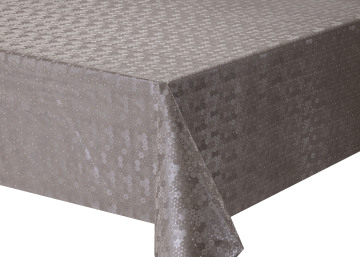 Solid Embossed Fabric Tablecloth for Christmas