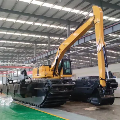 Maxpower Heavy Duty Quality Amphibious Excavator with Telescopic Arm