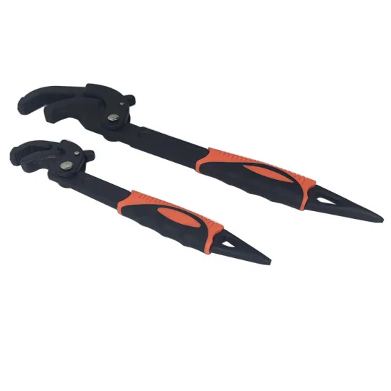Industrial Class Universal Wrenches & Spanners Set: 2pcs Super-Large Open 30-60mm Multi-Function Quick Pipe Tongs & Vice Twist Tools