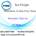 Consolidamento di Shenzhen Port LCL a Colon Free Zone