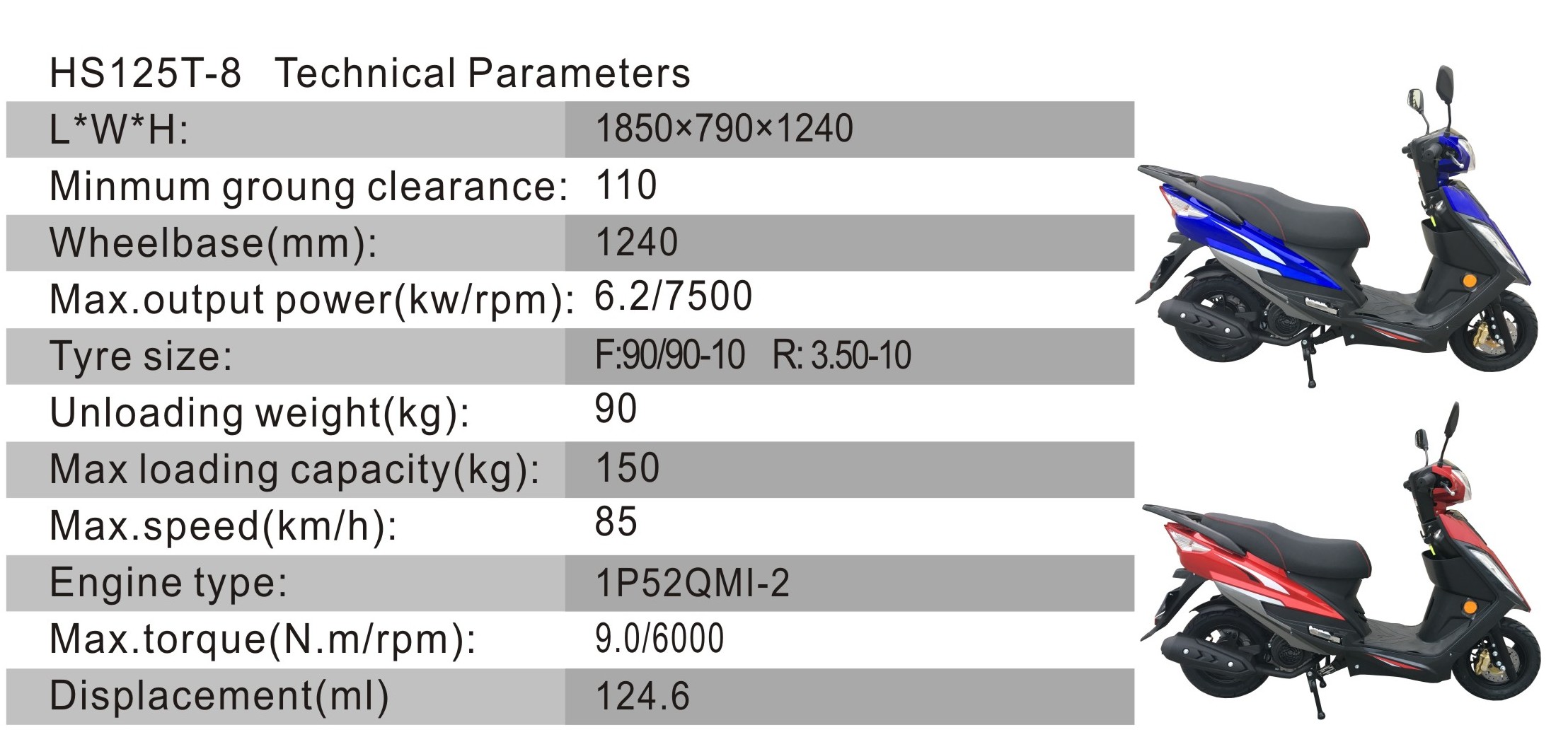 hs125t-8 info