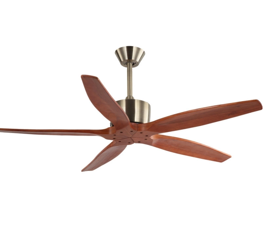 High quality wooden leaf ceiling fans for restaurant