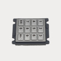 teclado de metal criptografado pequeno para quiosques de mesa