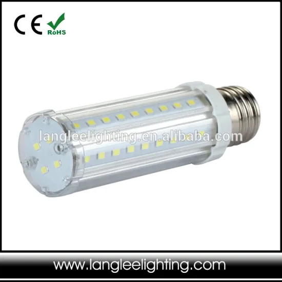 Aluminium +PC Material 90-260VAC LED E27 9W Corn led E27