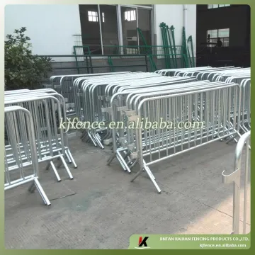 1-1/2inch frame pipe,5/8inch inner pipe temporary steel barricade