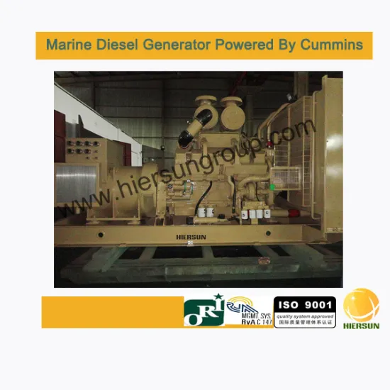 Powered by Cummins marine diesel generators 600kw/750kva