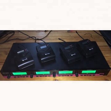 4channel UHF Wireless Microphone System with Body Pack and Collar Mic EW186G3