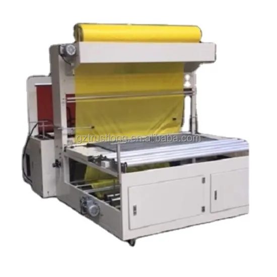 China-Made Automatic Aluminum/PVC Frame Wood Stick Board Shrinking Wrapping Machine