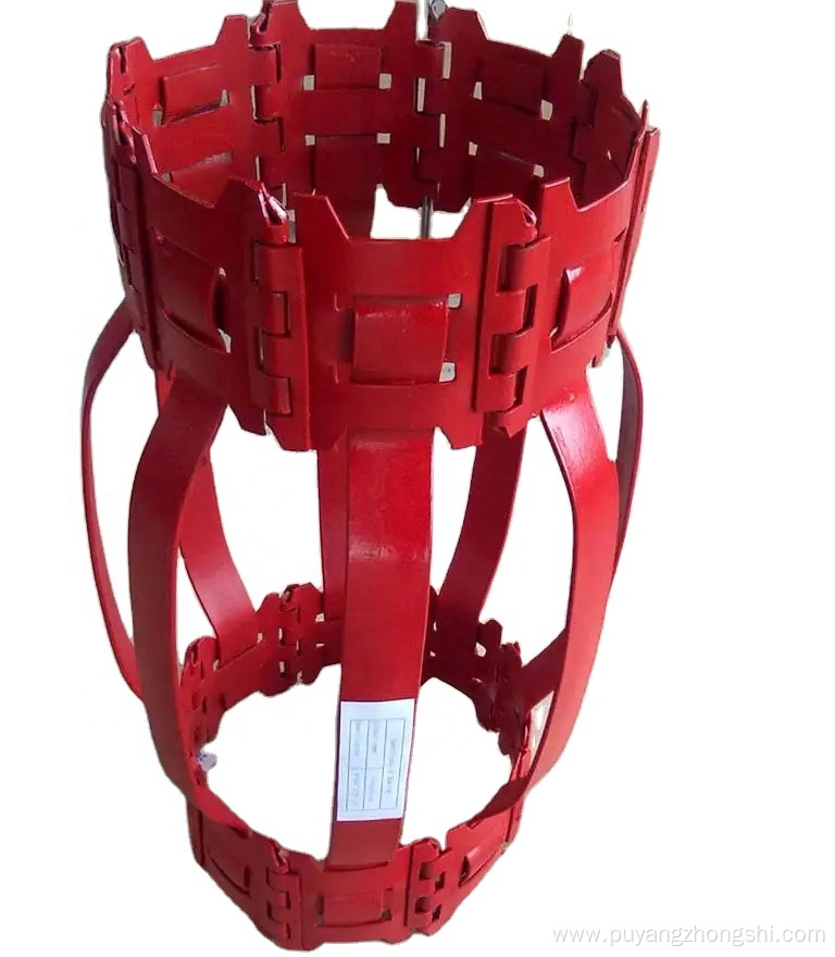 Cast top wire casing rigid roller centralizer